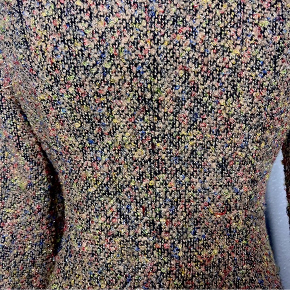 Beautiful Knit Mutlicolor Floral Coat - Picture 13 of 13